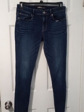 Express Mia Women’s Dark Indigo Leggings - Slim Fit